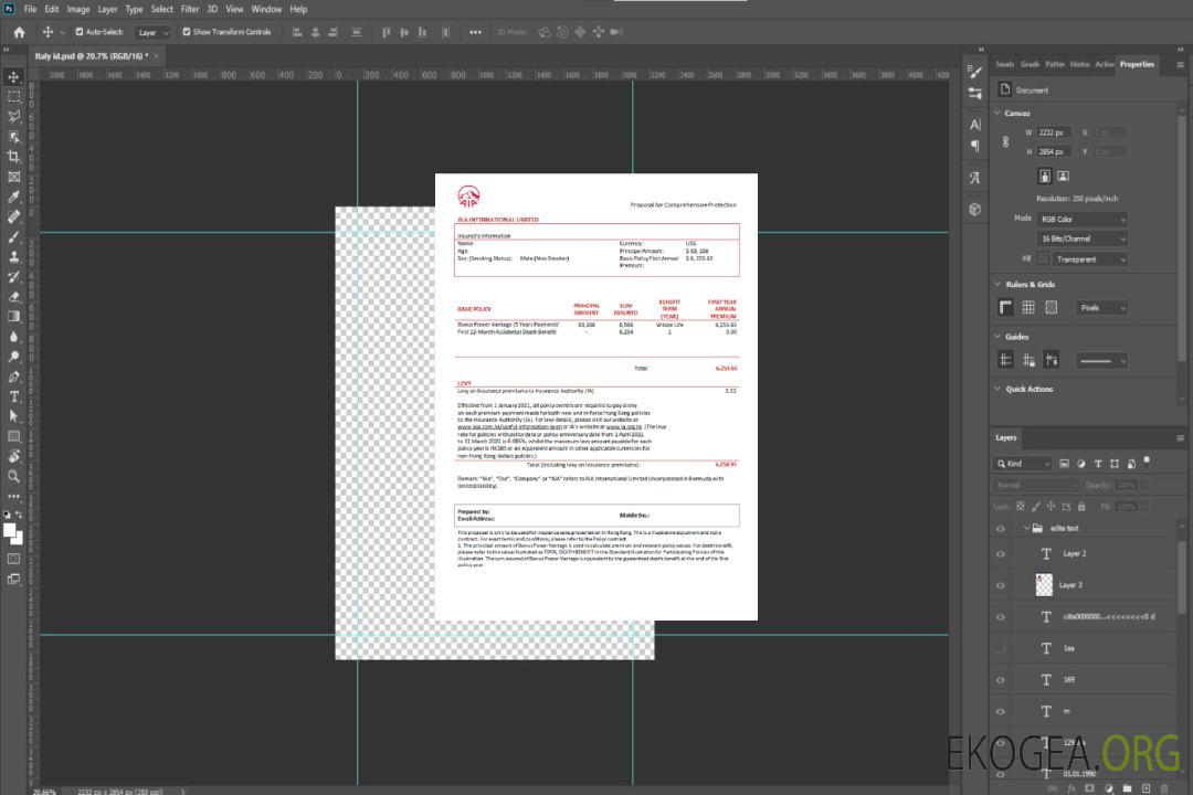 Facture AIA USA template Facture AIA USA template